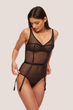 Bodysuit MIST CONTOUR, Sort