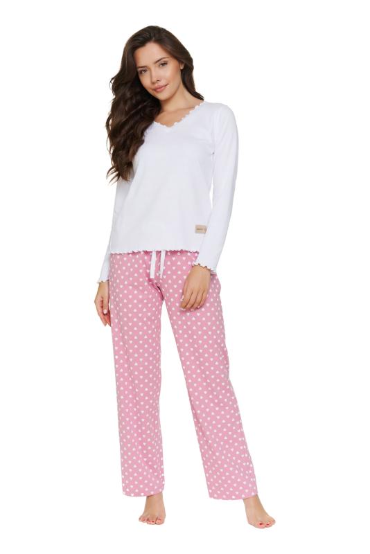 Pyjamassæt HART, Lyserød/Hvid