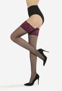 CALZE ROSE – hold-up strømper, billede 2