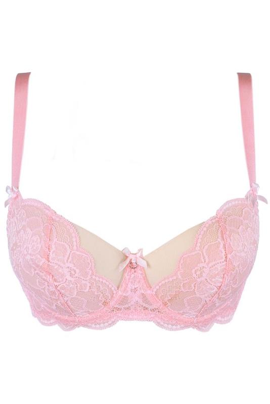 Blonde BH LACE, Lyserød