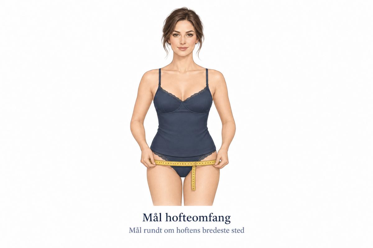 Sådan måler du hofteomfang